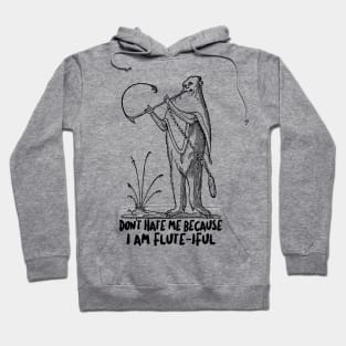 Don't Hate Me Because I'm Flute-iful - Funny Flute Jazz Design Hoodie